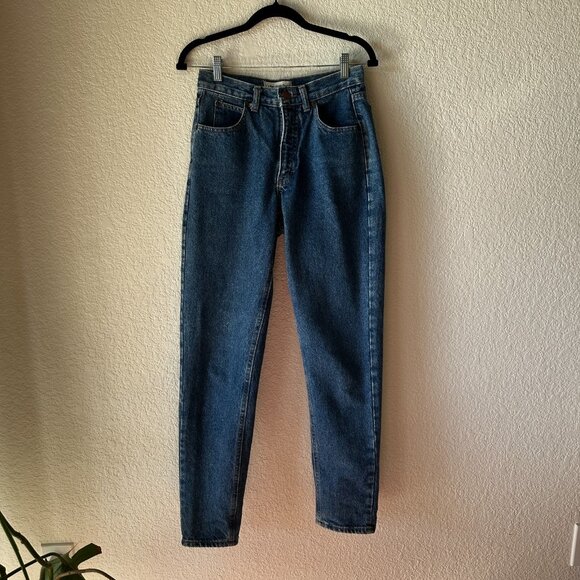 Vintage Calvin Klein Sport Mom Jean 90s Style Union Made Size 8 - 28" Waist - Picture 2 of 13